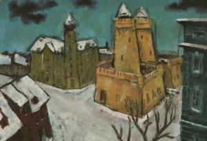 Hubert Globisch, Nauener Tor (Ausschnitt), 1980, Potsdam Museum – Forum für Kunst und Geschichte ©VG Bild-Kunst, Bonn 2014 / Fotograf: Michael Lüder